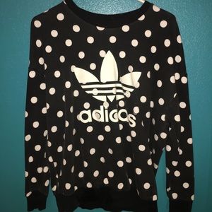 Women’s Adidas Polkadot Crewneck